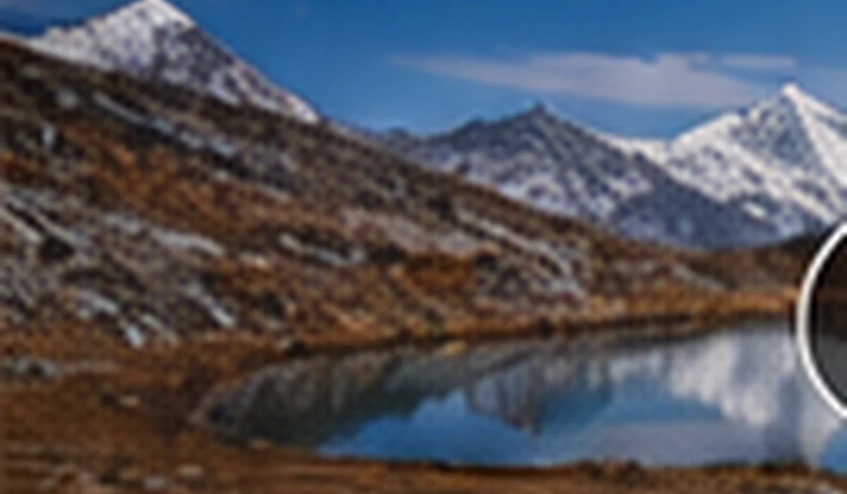 High altitude lake